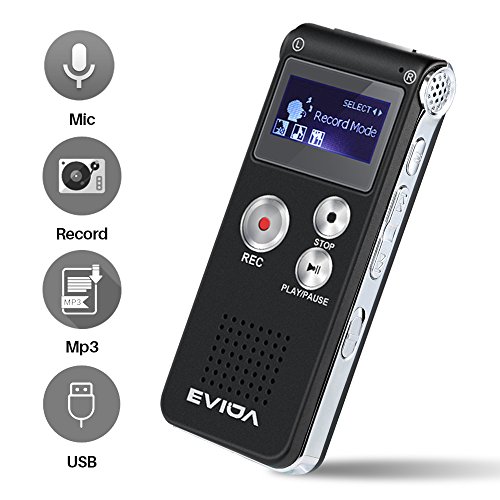Купить EVIDA Mini Voice Recorder VOR ( Voice Activated Recorder ) 8G