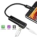 Lightning to 3.5 mm Headphone Jack Adapter, Ofspower 2 in 1 Lightning to 3.5mm Aux Audio and Charger Adapter with Music Control for iPhone 7/7 Plus/8/8 Plus/X