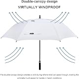 G4Free 63 Inch Golf Umbrella Windproof Double Canopy Automatic Open view 2