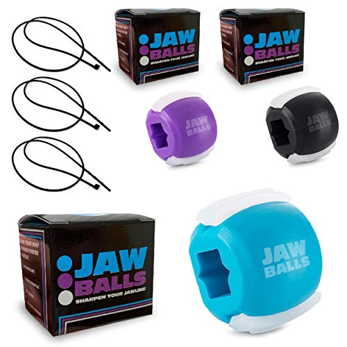 JAW BALLS Jaw Exerciser & Double Chin Reducer The Best Jawline