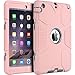 iPad Mini Case, iPad Mini 2 Case, iPad Mini 3 Case, iPad Mini Case for Kids, BENTOBEN Anti-Slip Shockproof Silicone High Impact Resistant Hybrid 3 Layer Protective Case for iPad Mini 1/2/3,Rose Gold