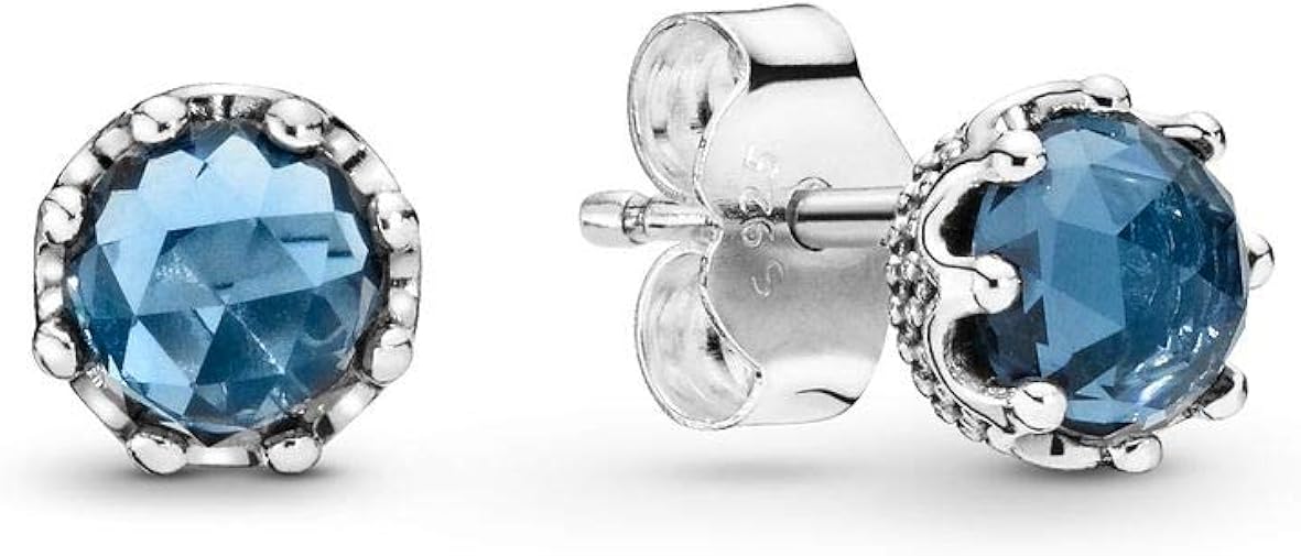 Pandora sparkling crown earrings Clearance