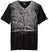 Calvin Klein Jeans Short Sleeve Fog Knockout Logo V-Neck T-Shirt