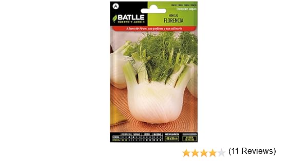 Semillas Hortícolas - Hinojo de Florencia - Batlle: Amazon.es: Jardín