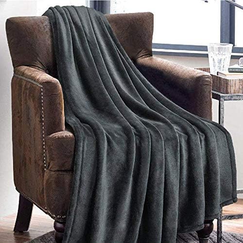Akin Towel Faux Mink Fur Double Bed Polyester Blankets (229X229Cm, Grey)