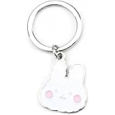SHTALHST Bunny Keychain,Cute Rabbit Keychain for Women,Cute Bunny Gift for Rabbit Lovers Girlfriend Friends Daughter Bestie