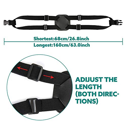 Luxebell Add A Bag Luggage Straps, Suitcase Belt Travel Accessories (Bungee Strap) - Thumbnail 2