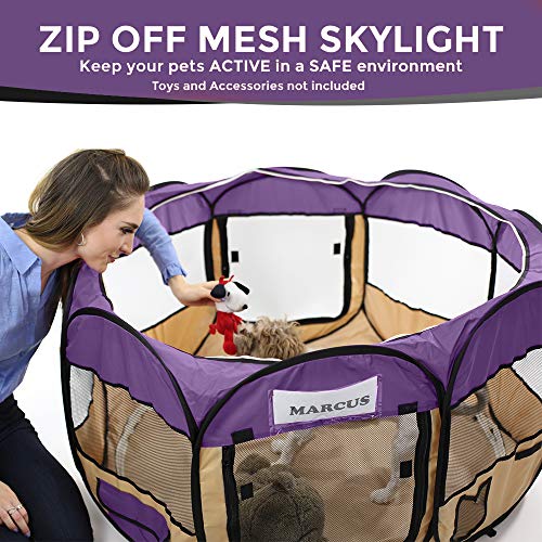 SKA Products Purple 45" Pop Up Puppy Pet Playpen