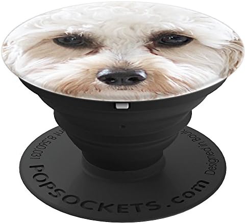 Maltese Dog Face - PopSockets Grip and Stand for Phones and Tablets