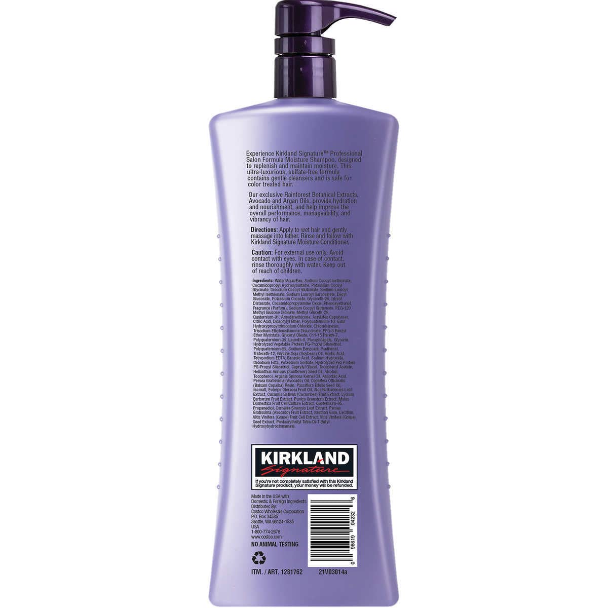 TraderB Kirkland Signature Professional Salon Formula Moisture Shampoo & Conditioner 33.8fl oz 1 litter (Two Bottles) TraderB Kirkland Signature Professional Salon Formula Moisture Shampoo & Conditioner 33.8fl oz 1 litter (Two Bottles)