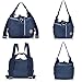 Fashion Backpack,Nylon Travel School Backpack,ZYSUN Casual Daypack for Women College Girls(603,blue)