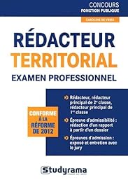 Rédacteur territorial, examen professionnel