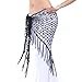 BellyLady Belly Dance Hip Scarf, Egyptian Triangle Shawl, Christmas Git Idea