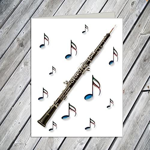 Oboe Note Cards Handmade