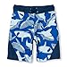 The Children's Place Boys' Printed Boardshorts, Captain Navy, M (7/8)