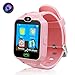 DUIWOIM Kids Smart Watch Phone Watch for Kids Smartwatch Camera Games Touch Screen Cool Toys Smart Watch Gifts for Girls Boys Children (Pink)