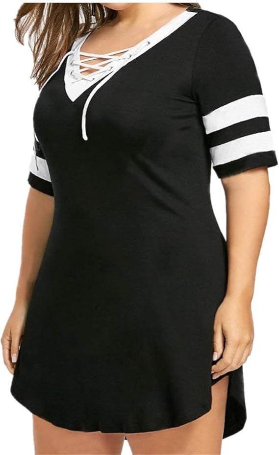 Battercake Femme Tee Shirt Robes Eté Elégante Court T Shirt Jeune Mode