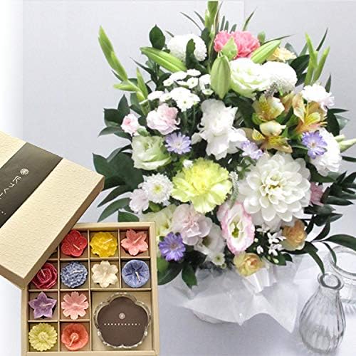 お供えセット 旬のおまかせお供えアレンジ130円 カラーはおまかせミックス淡い色合い 花づくし 12個のお花のキャンドルギフトセット B01n37vxlq 7 095円 激安通販ショッピング 超人気 専門店 人気海外一番 超美品再入荷品質至上 当店一番人気