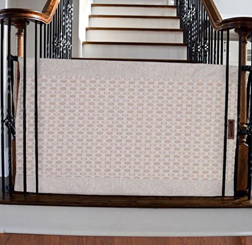 The Stair Barrier - Banister-to-Banister Baby/Pet Gate - Wide - Basketweave