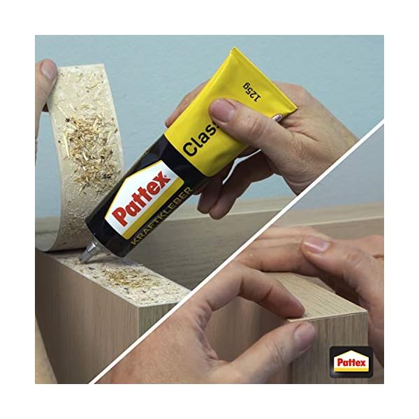 Pattex Kraftkleber Classic, extrem starker Kleber für höchste Festigkeit, Alleskleber für den universellen Einsatz… – Bild 5