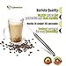 Milk Frother - Milk Foamer - Coffee Foamer - Milk Frother Handheld - Hand Frother - Drink Mixer - Small Electric Milk Frother - Whip Foamer - Latte Coffee Frother Wand - Battery Operated Steel Whisk