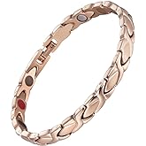 38 Elegant Titanium Magnetic Bracelet for Women Germanium and Magnetic Functions with Free Link Removal Tool Christmas gift