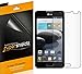 [6-Pack] Supershieldz- Anti-Glare & Anti-Fingerprint (Matte) Screen Protector Shield for LG Optimus F6 + Lifetime Replacements Warranty [6-PACK] - Retail Packaging