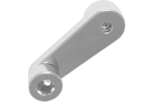 GG Grand General 56183 Chrome Plastic Window Crank w/Clear Jewel for Freightliner FLD/Classic