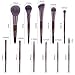 Makeup Brushes Treemoo 11pcs Walnut Handle Professional Makeup Brush Set Soft Dense Bristles with Foundation Face Lip Brow Eye Shadow Brush