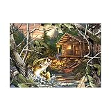 Cugap Boat Fish 5D Diamond Embroidery Painting DIY Painting Cross Stitch Home Decor Art Canvas Prints For Home Decorations (11.81