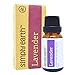 Simply Earth Lavender Essential Oil Promotes Hair Growth - Natural Quality Scented Oil 100% Therapeutic Grade for Aromatherapy, Less Wrinkle and Smooth Skin - Fragrance Oil for Home Diffuser 15 ml