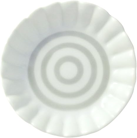 Amazon 有田焼 おてしょ皿 丸文菊花型 マット グレー 10cm 北川美宣窯 Kgb0275 小皿 オンライン通販