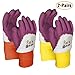 Kiddie Master Gardening Gloves for Kids - Set of 2 Pairs, Breathable Cotton, Gripping Design, Great for Home, School, Yard Work, Top Learning Tool Gift