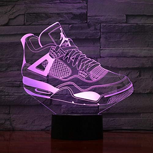 3D Night Light Baloncesto Michael Jordan Usb Led Niño Niño Niño ...