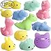 Outee Mochi Squishy, 12 Pcs Dragon Squishy Mini Mochi Squishy Toys Stress Relief Squishy Cat Mochi Squishy Animals Kawaii Squishies Cat Mini Squishy Animals Stress Squishy Soft Toys