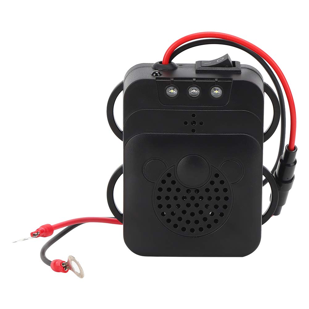 Ymiko Pest Repeller Rodent Repellent Ultrasonic Mice Repellent LED Strobe Lights Vehicle‑Mounted Electronic Repeller Rat Repellent for Cars