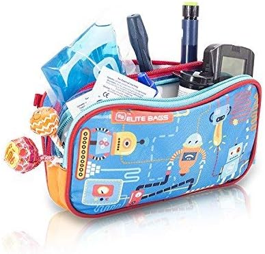 DIA'S Kids Diabetics Case, Robot Print, 19 cm x 10 cm x 5 cm - Image 5