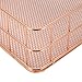 Caveen Modern Copper Rose Gold Wire Mesh Basket Storage Large Capacity Metal Receive Basket Office Bedroom Bathroom Kitchen Study