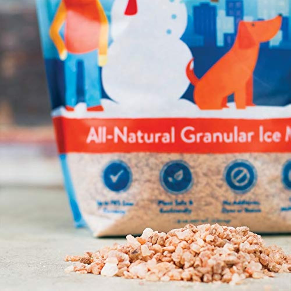 Ice Slicer Melt Salt, Kid & Pet Safe Deicer, AllNatural Granular (40