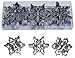 R&M International Snowflake Cookie Cutters with Interior Cut-Outs, 3