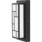 Energetic 5CCT Outdoor Wall Light Fixture, 13 Inch Exterior Modern Wall Sconce, Patio Light IP65 Waterproof, 120V LED Porch L