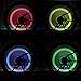 Cosmos Led Flash Tyre Wheel Valve Cap Light For Car Bike Bicycle Motorbicycle Wheel Light Tire (Red, Yellow, Blue, Green, Colorful) 5 Pack