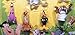 Hanna Barbera / Loony Tunes Classic Cartoon Charater Mini Figure Vending Toy Set of 10 with Tom and Jerry, Scooby-Doo, Fred Flintstone, Yogi Bear, Bugs Bunny Etc with Bonus Looney Tunes Cookie Cutter!