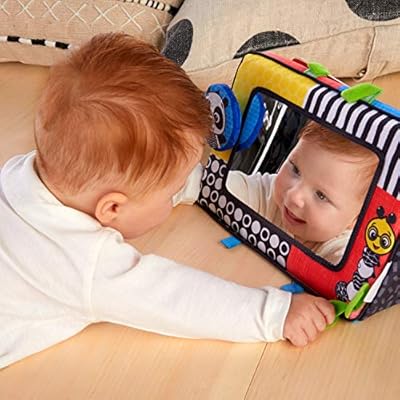 baby einstein flip for art high contrast floor activity mirror