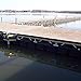 Dimex EasyFlex Plastic D-Profile Dock Edging Rub Rail For Boat Docks, 25-Feet, Black (5011B-25C)