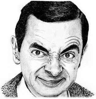 Mr. Bean 20X30 Two Sides Custom Cotton &amp; Polyester Pillow Case Cover Cushion Cover Model: CHH-0351 (Build-to-Order)