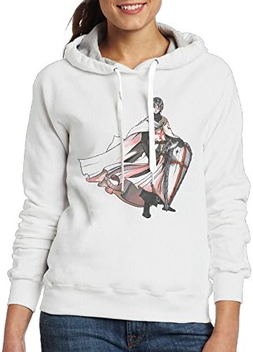 Templar Knight Women's White Adult Pullover Hooded Sweatshirt