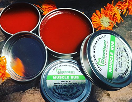 Herbal Organic Muscle Rub with Cayenne & Ginger for Sore Muscles 1oz - Thumbnail 2