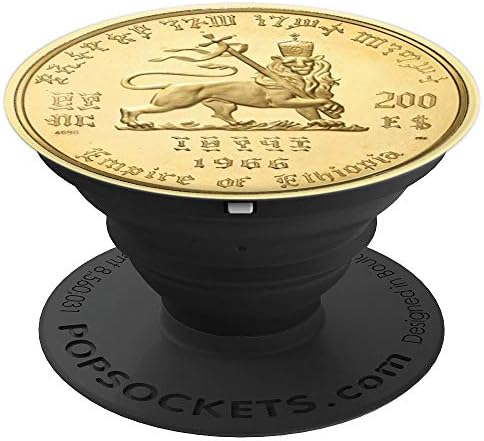Lion of Judah - Empire of Ethiopia - Royalty PopSockets - PopSockets Grip and Stand for Phones and Tablets