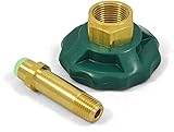 Hand Tight CGA-540 Nut & Nipple, Oxygen Regulator